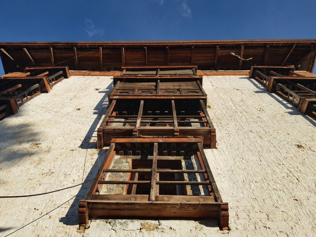 The ancient structure of Zuri Dzong