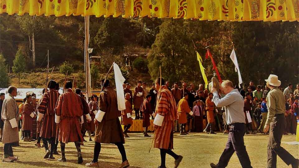 Traditional Archery celebration in Bhutan