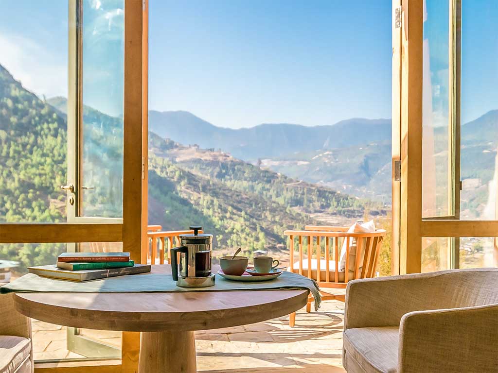Bhutan Spirit Sanctuary enjoy the taste of luxury hotels in Bhutan
