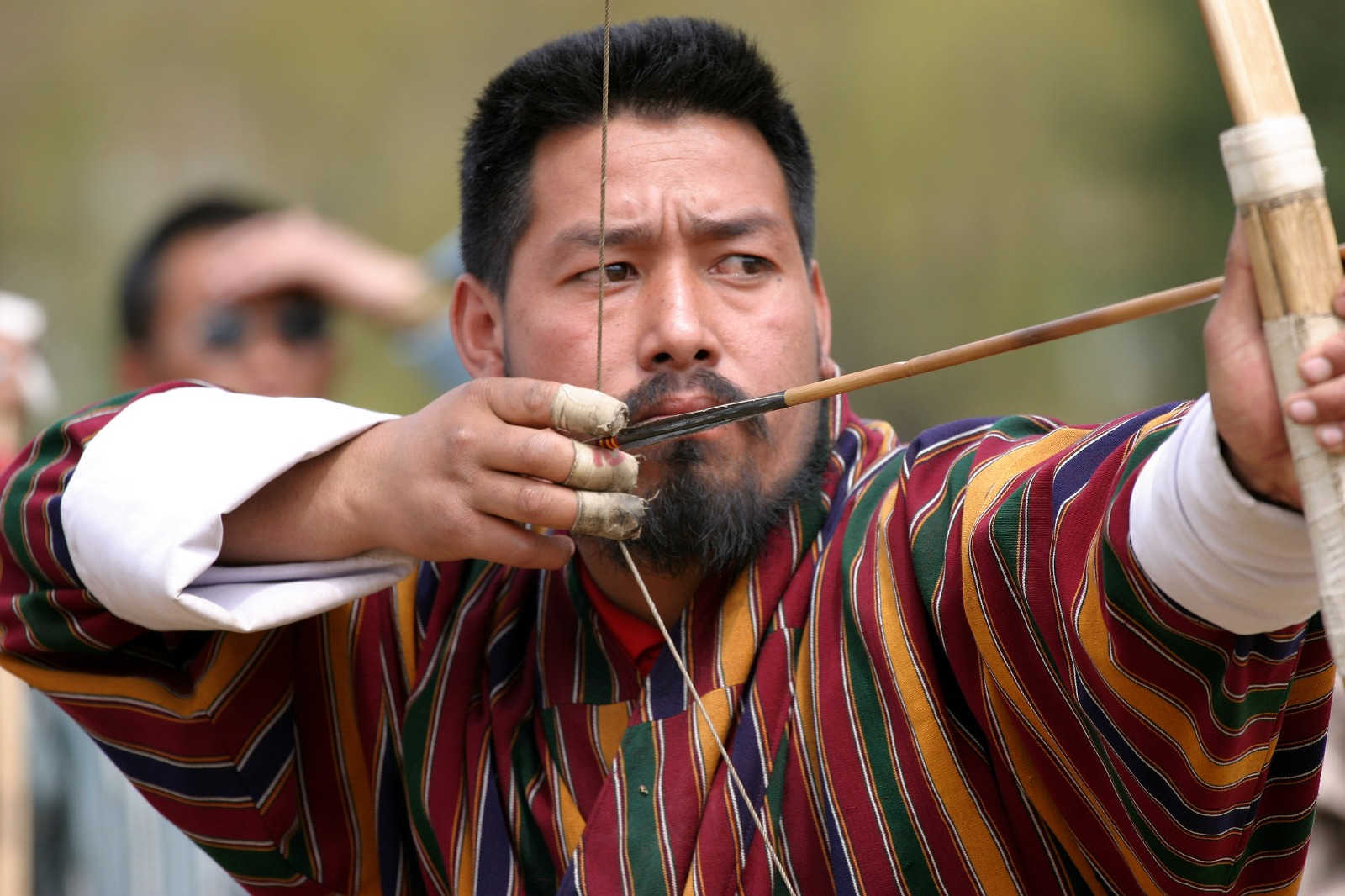 Bhutan Local Archery Game