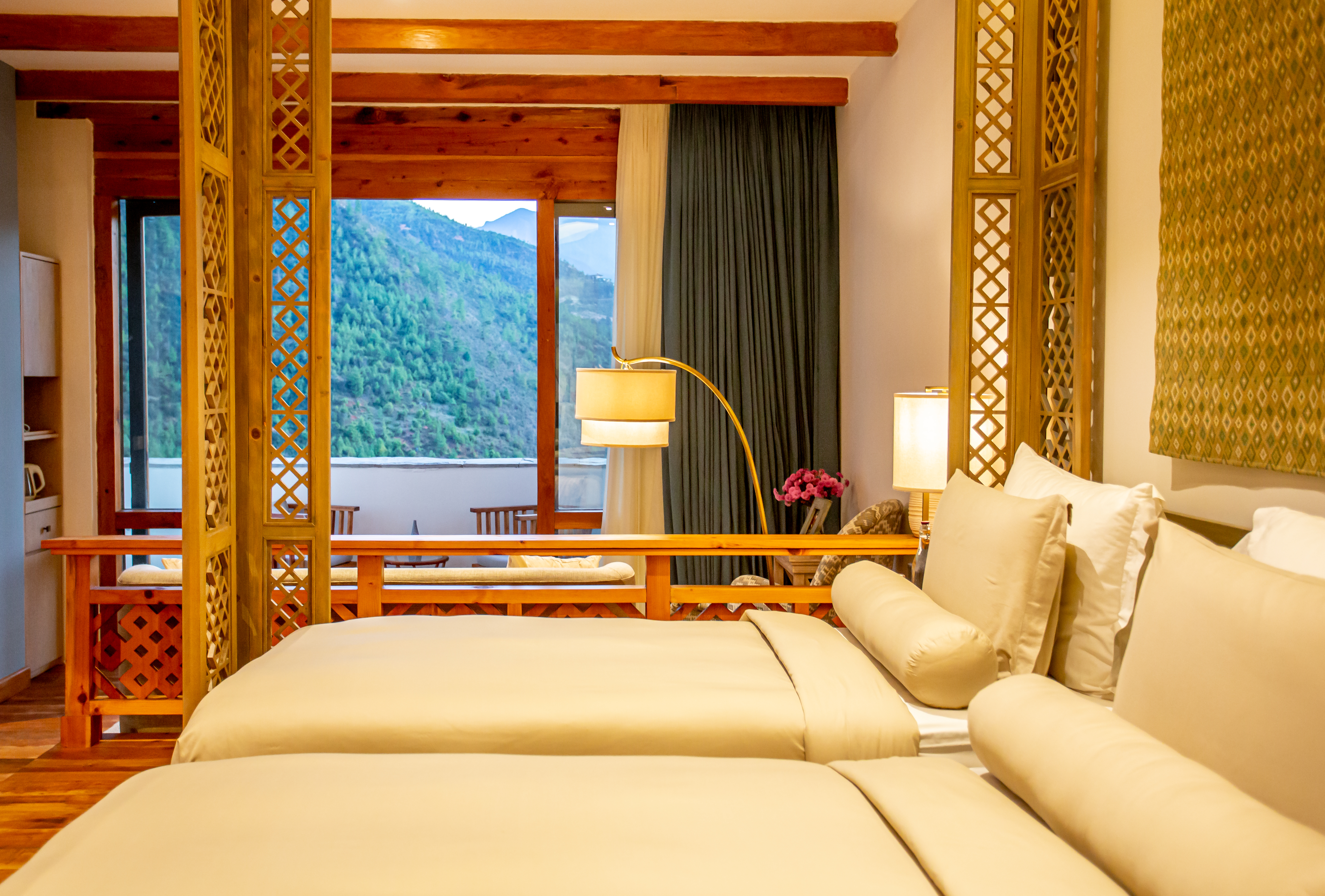 Balcony room at bhutan spirit sanctuary